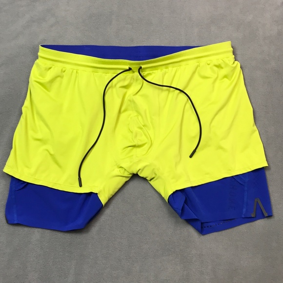 RHONE Other - Rhone Active Shorts Mens XXL Lined 5" Workout Run Gym Blue Stretch Polyester 2XL